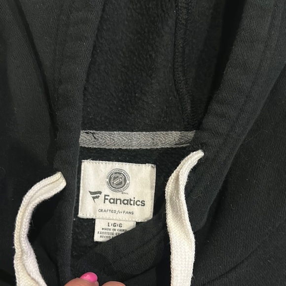 Fanatics Black and Gray Women's Hoodie - Picture 3 of 3